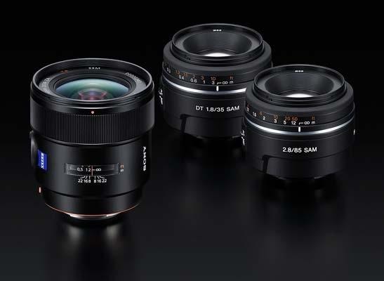 Nowe obiektywy dla lustrzanek Sony Alpha