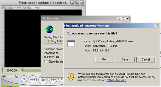 Niebezpieczny QuickTime Player