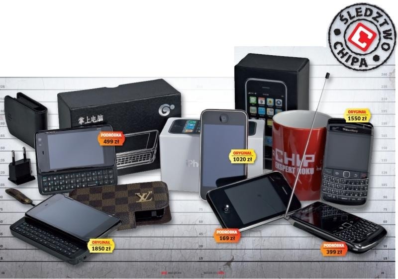 Na pierwszy rzut oka wyglądają identycznie. Ale z podróbkami telefonów jest jak z kobietami - liczy się wnętrze.