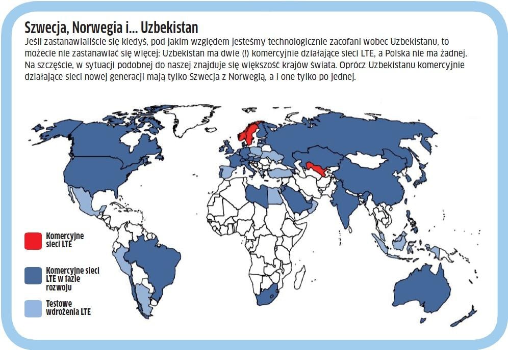Technologia LTE nie jest szczególnie popularna. Wkrótce jednak ma to się zmienić.