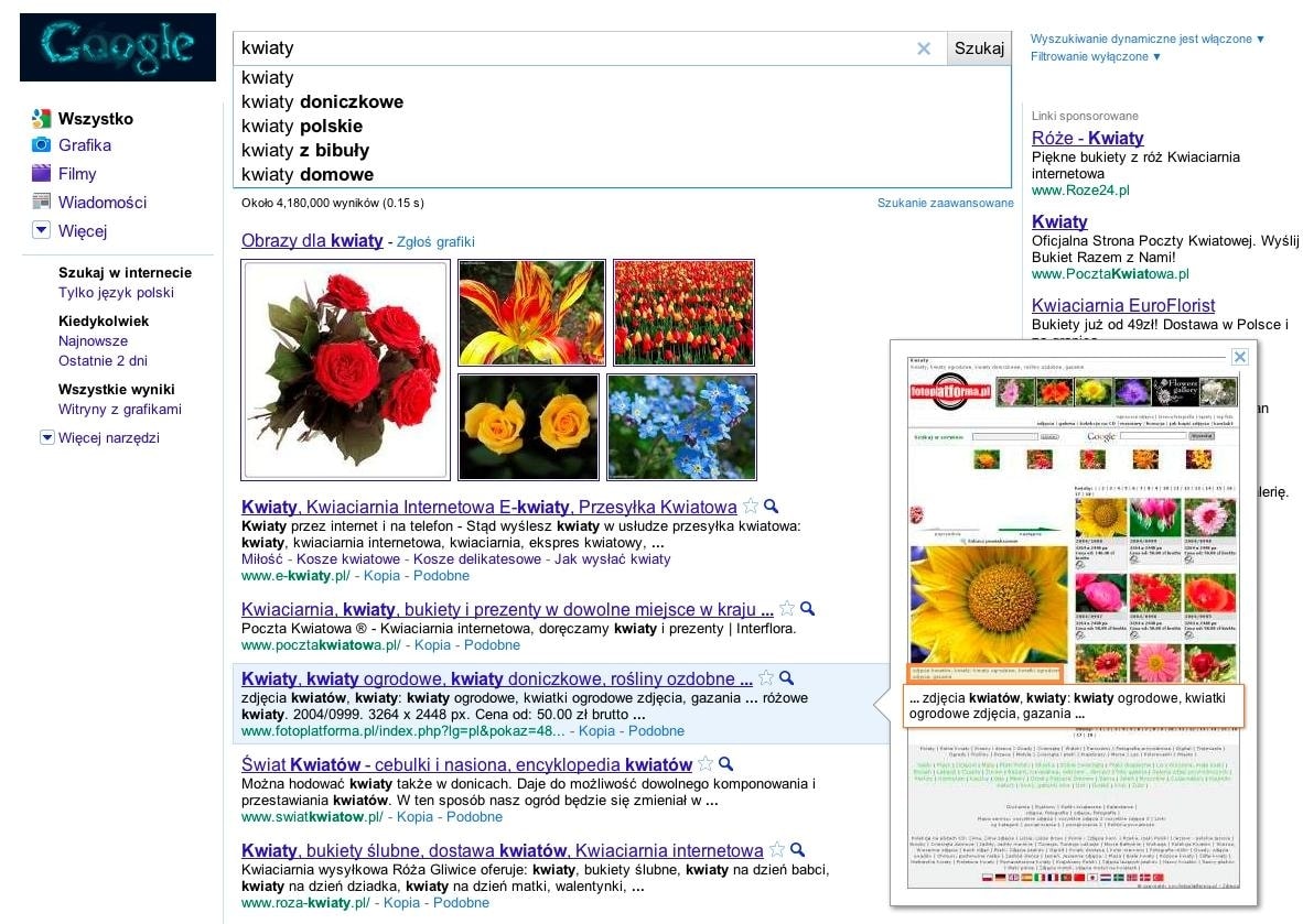 Nowa funkcja od Google'a - Instant Previews