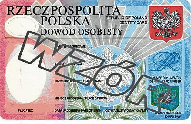 Wzór elektronicznego dowodu osobistego