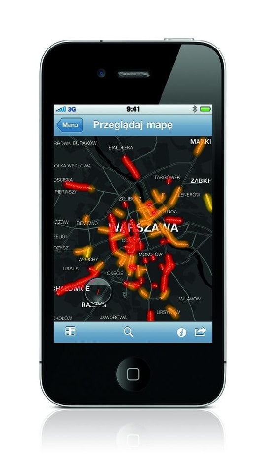 TomTom HD Traffic dostępny w aplikacji TomTom na iPhone