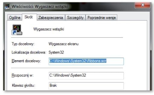 Po utworzeniu skrótu nie trzeba już czekać na automatyczne włączenie wygaszacza – w każdej chwili możemy uruchomić go samodzielnie.