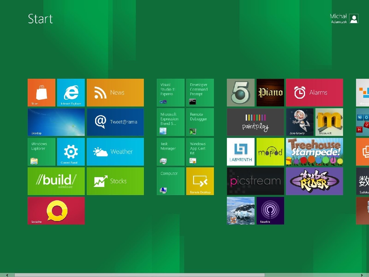 Pierwszy test Windows 8 (aktualizacja)