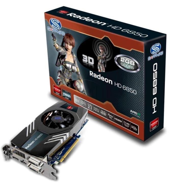 Młodszy i zdolniejszy Sapphire HD 6850 z pamięcią 2GB