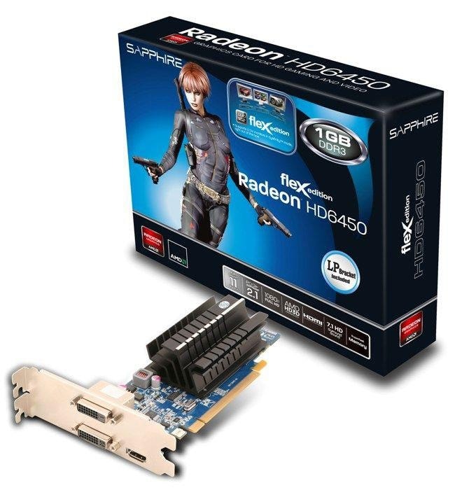 Cicha i funkcjonalna karta HD 6450 FleX od Sapphire