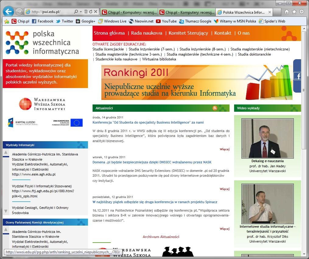 Polska Wszechnica Informatyczna: nowa, ulepszona odsłona portalu