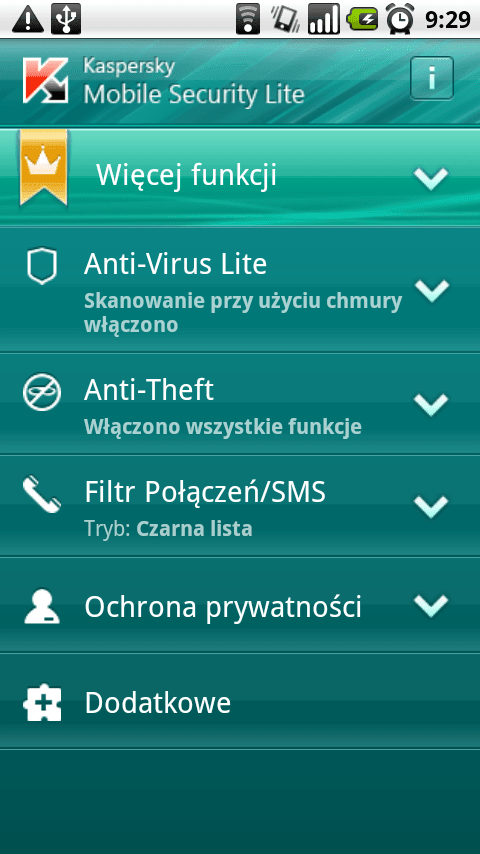 Kaspersky i jego mobilny, chmurowy antywirus