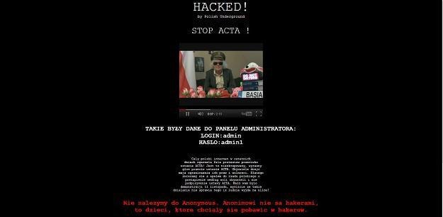 Polish Underground zhackowało stronę premiera Tuska