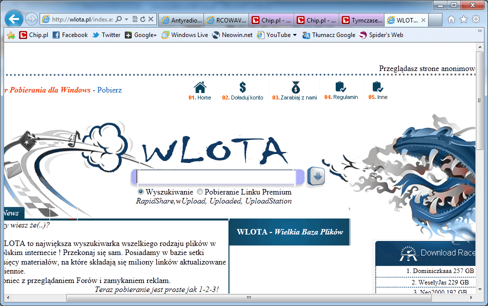 Wlota pomoże znaleźć ci odpowiedni… plik