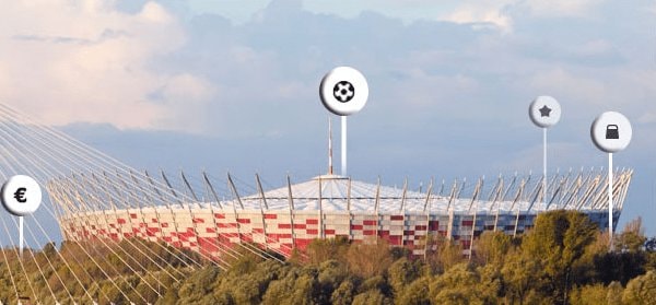 Najważniejsze POI związane z Euro 2012 w twojej nawigacji