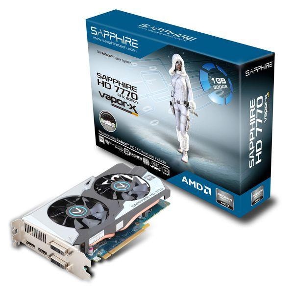 Podkręcony Sapphire HD 7770 z wydajnym chłodzeniem