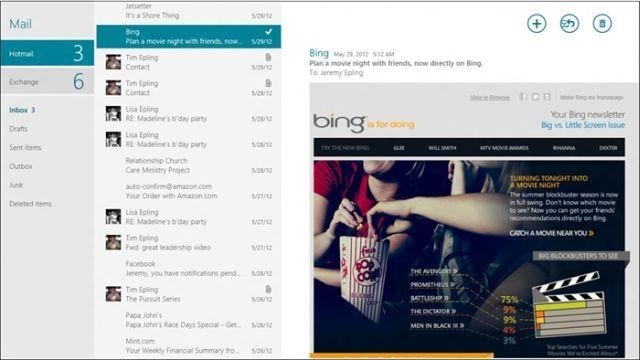 Microsoft szlifuje pocztę w Windows 8