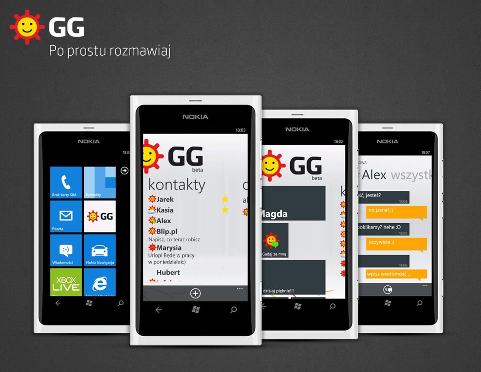 Słonecznie za oknami – GG zaświeciło na Windows Phone