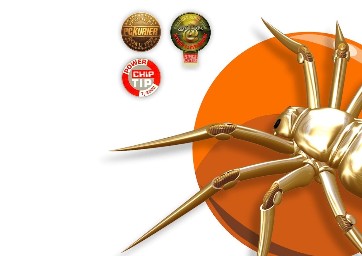 Pajączek z wbudowanym nowym kursem HTML i ulepszeniami