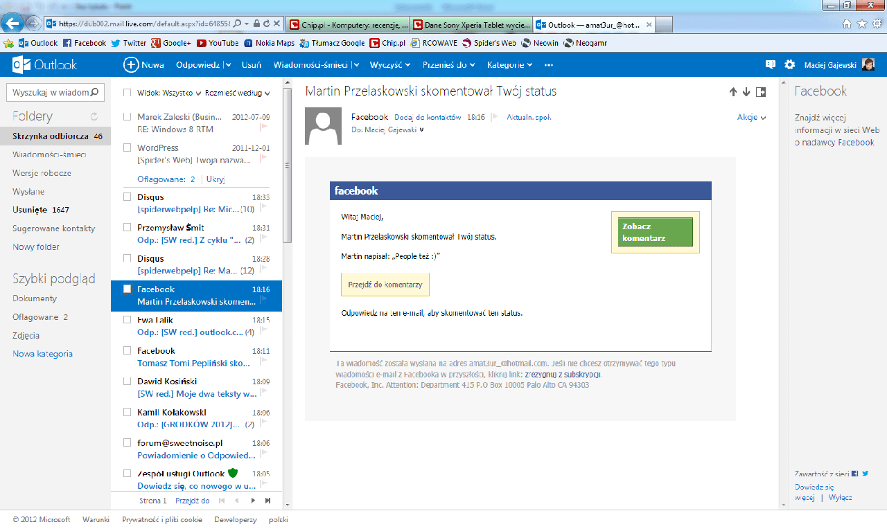 Microsoft uruchomił Gmail-killera