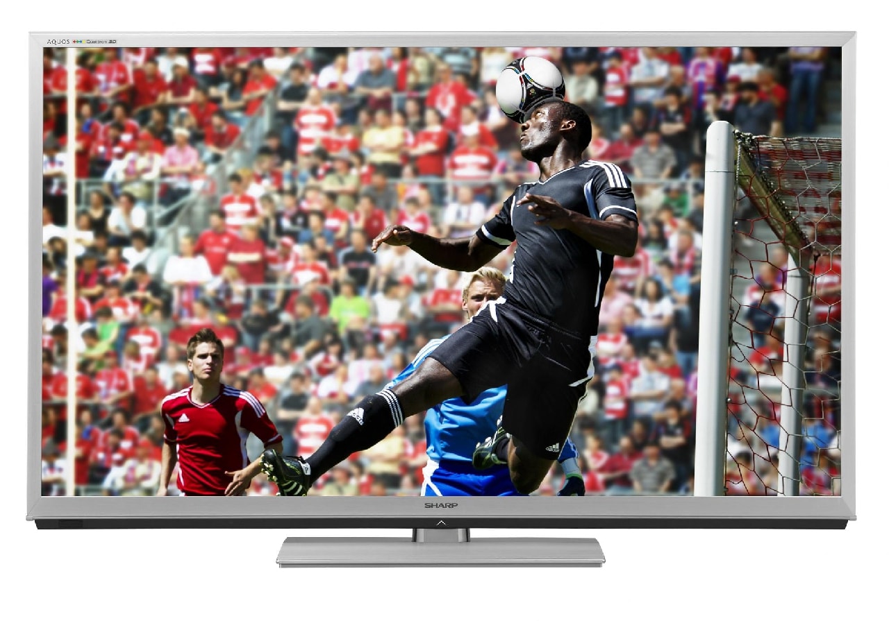 Telewizor Sharpa: wielki, dobrze wyposażony i… ładny