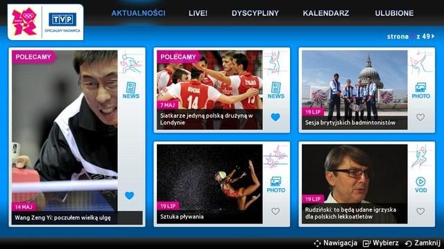 Najwięcej Olimpiady 2012 obejrzysz z Samsungiem