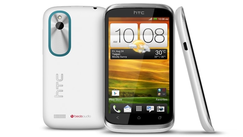 HTC Desire X: wygląd jest ok, ale jakość wykonania pozostawia wiele do życzenia.