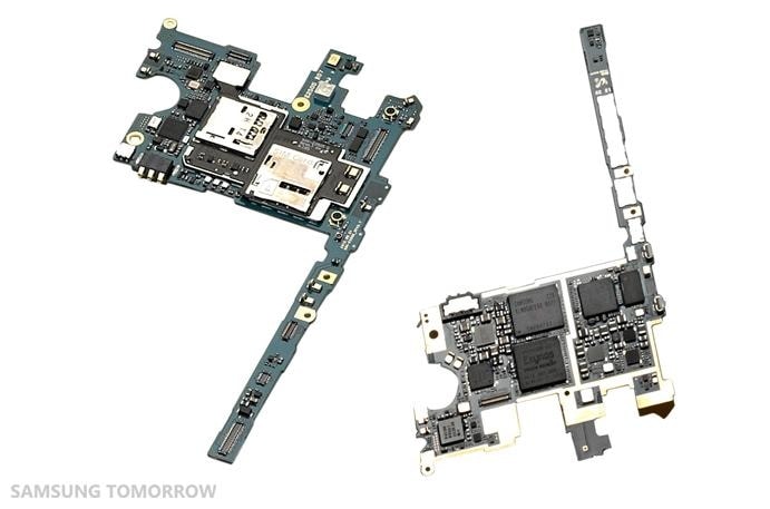 Galaxy Note II rozłożony na części