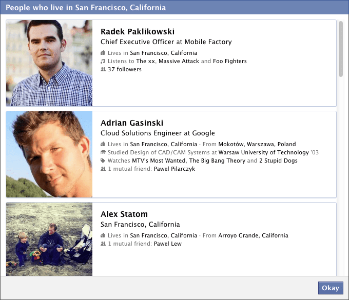 Facebook pokazuje własną wyszukiwarkę Graph Search