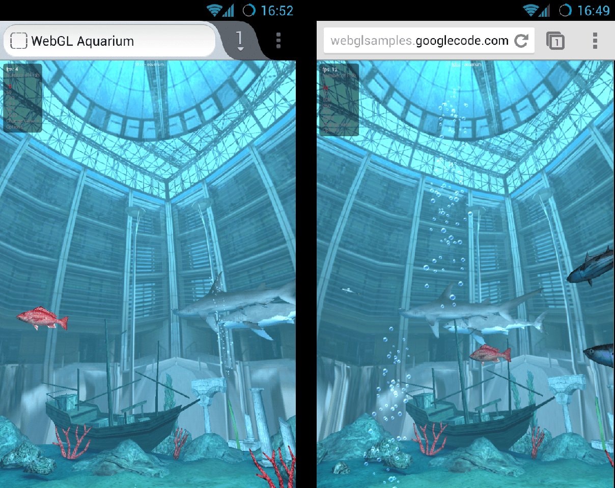 Chrome Beta z obsługą WebGL 3x szybszy niż Firefox