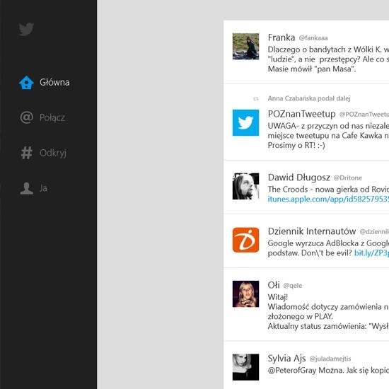 Aplikacja Twitter dostępna na Windows 8!