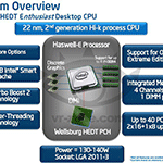 Nowe procesory Intela: 6-8 rdzeni, kontroler DDR4 i chipset X99