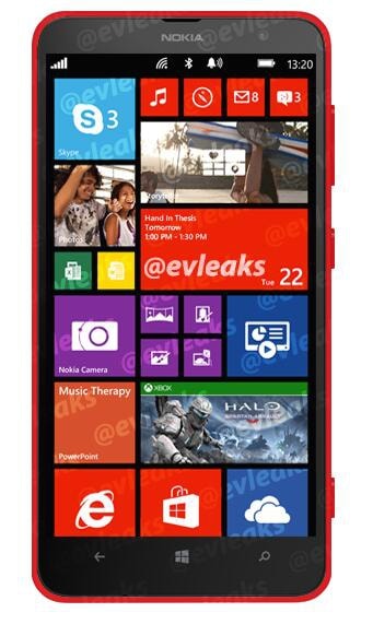 Nokia Lumia 1320 na zdjęciu