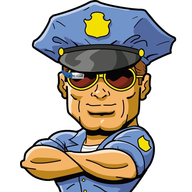 Policjanci z Google’ami