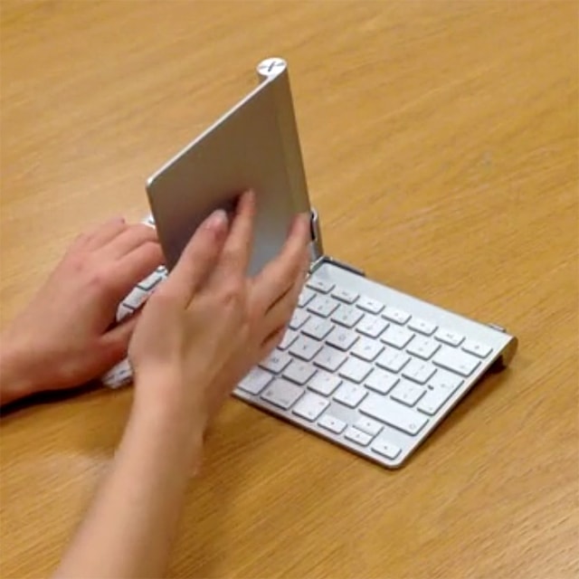 Touchpad ustawiony pionowo