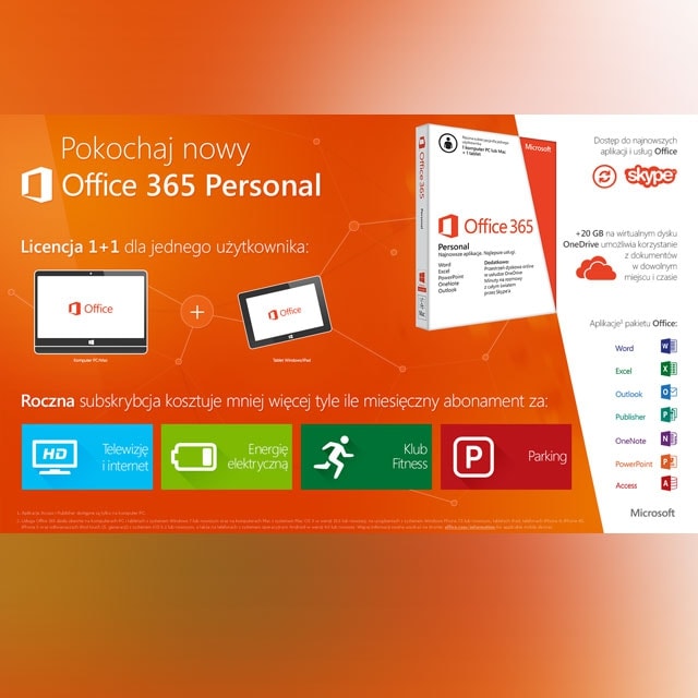 Office 365 Personal trafia do Polski