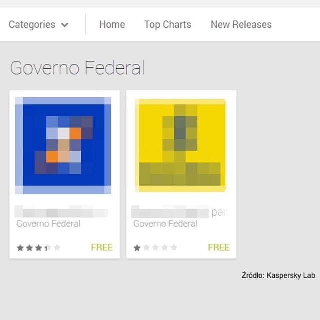W Google Play również znajdziesz malware
