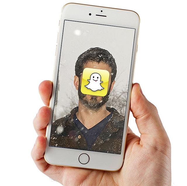 Użył Snapchata do… sprzedaży zdjęć