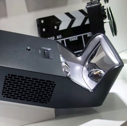 LG MiniBeam PF1000U -100 cali z odległości 38 cm!