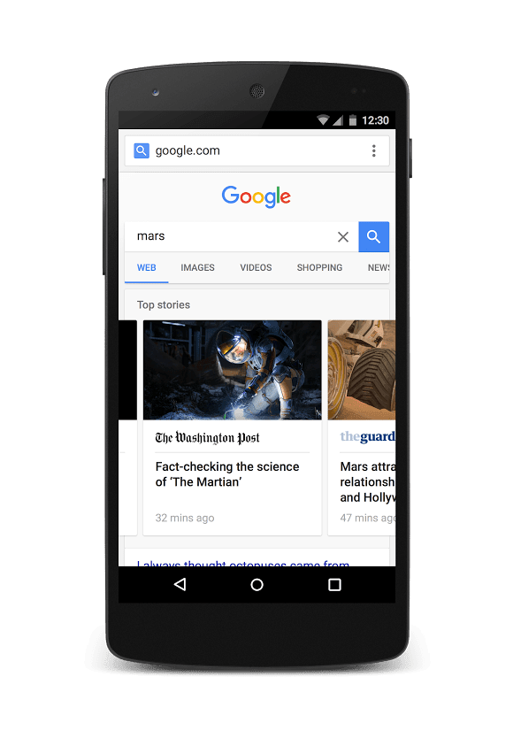 Oto Google Accelerated Mobile Pages