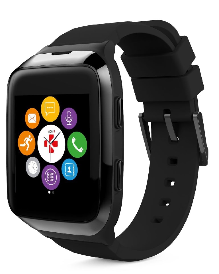 Wodoodporny smartwatch z mikrofonem i głośnikiem