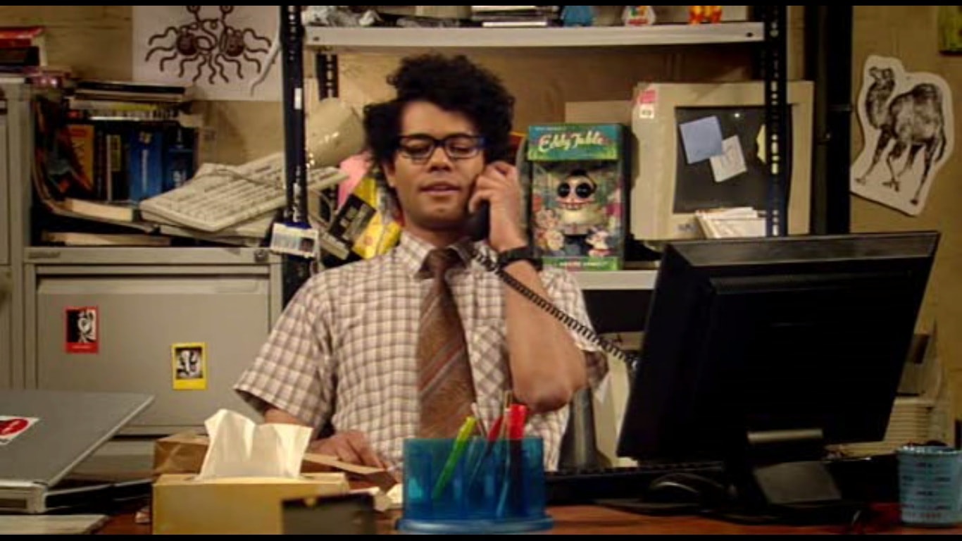 Moss z serialu IT Crowd

