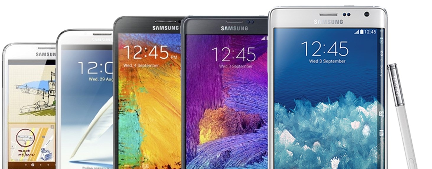 Jak zmieniały się Galaxy Note?