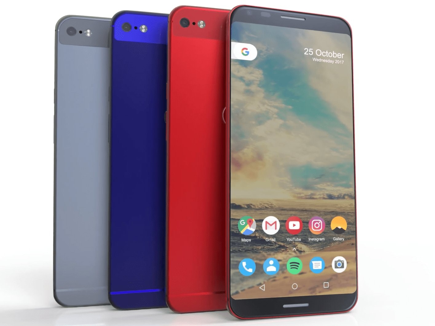 Czy tak właśnie będzie wyglądał Google Pixel 2 XL? 
