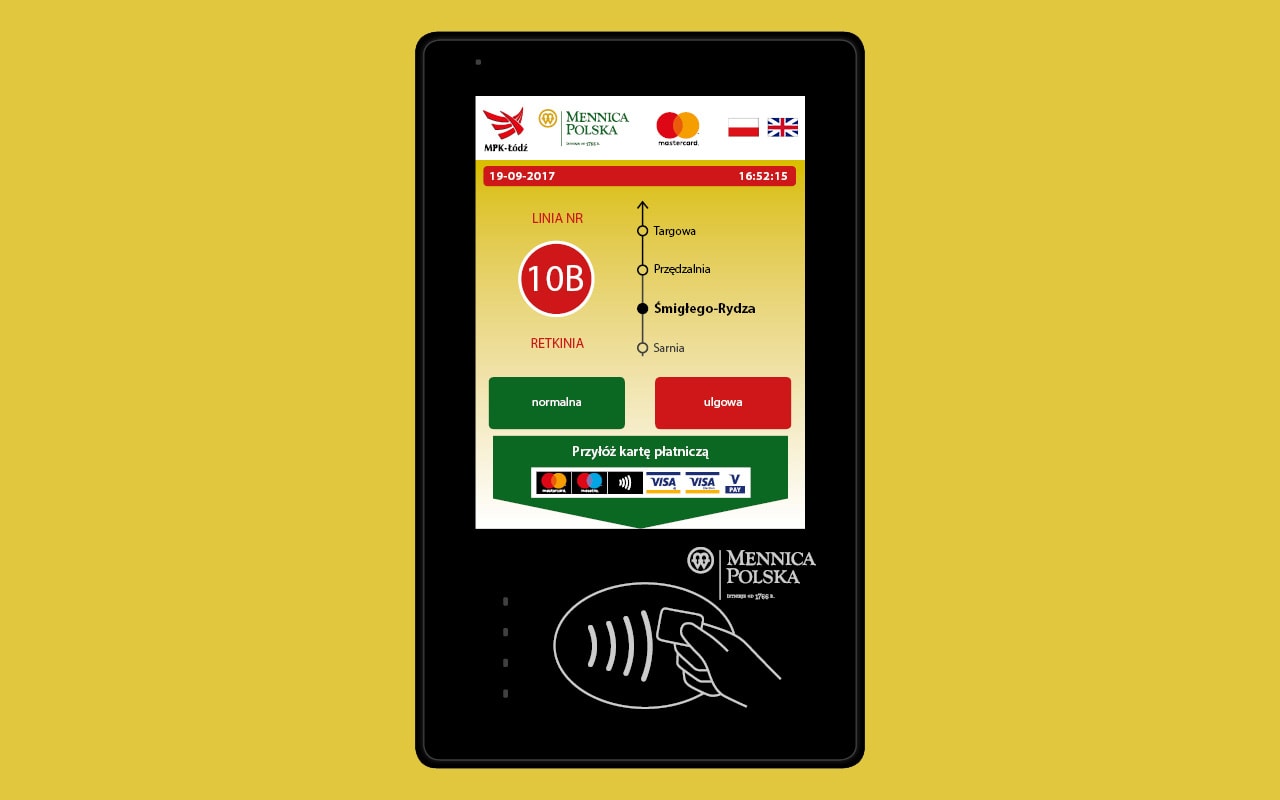 Łódź: Karta płatnicza biletem komunikacji miejskiej
