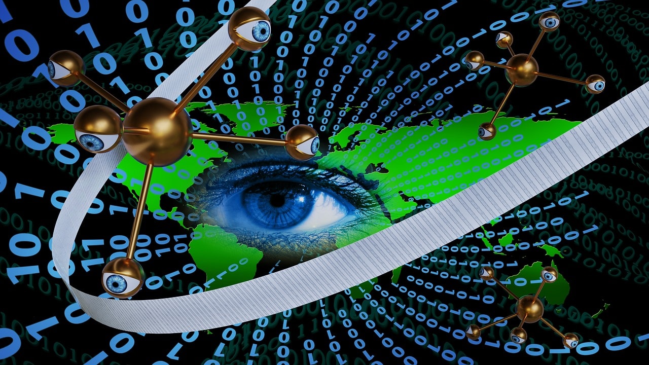 internet, monitorowanie, big brother - ilustracja artystyczna