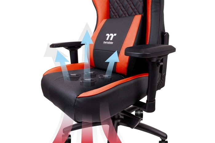 Chłodzony fotel dla graczy