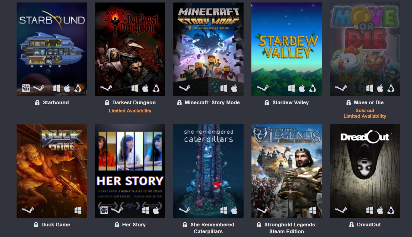 humble care package bundle