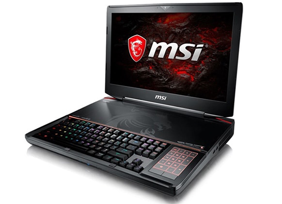 Niecodzienna konstrukcja to już znak firmowy tej serii laptopów MSI (fot. MSI)
