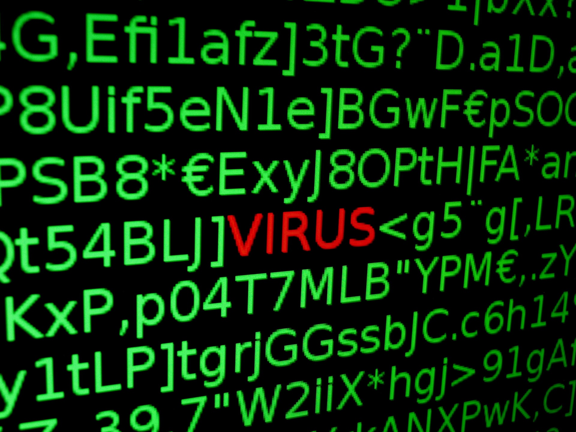 Computer virus illustration
