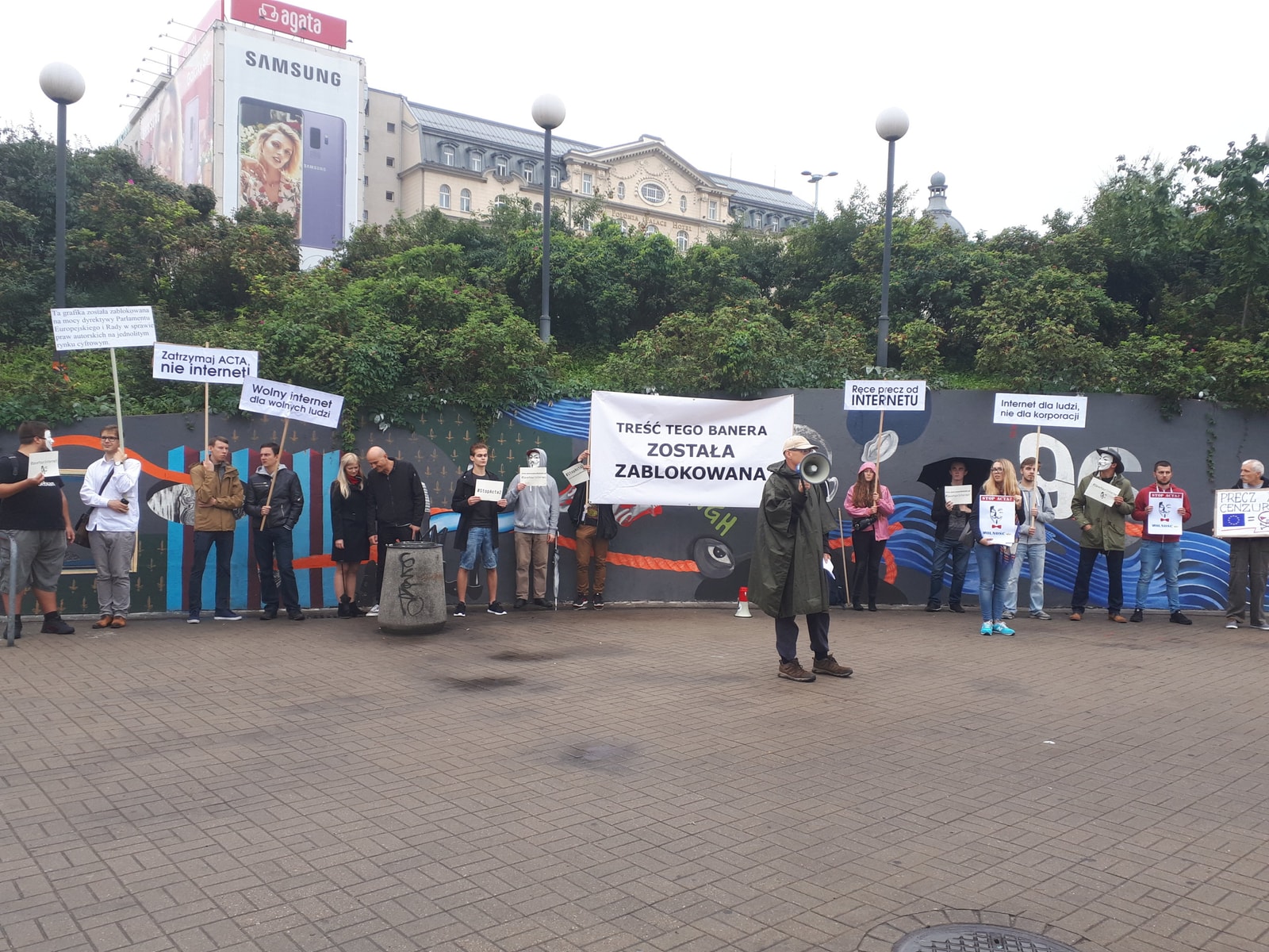 Małe zainteresowanie protestami przeciwko ACTA 2