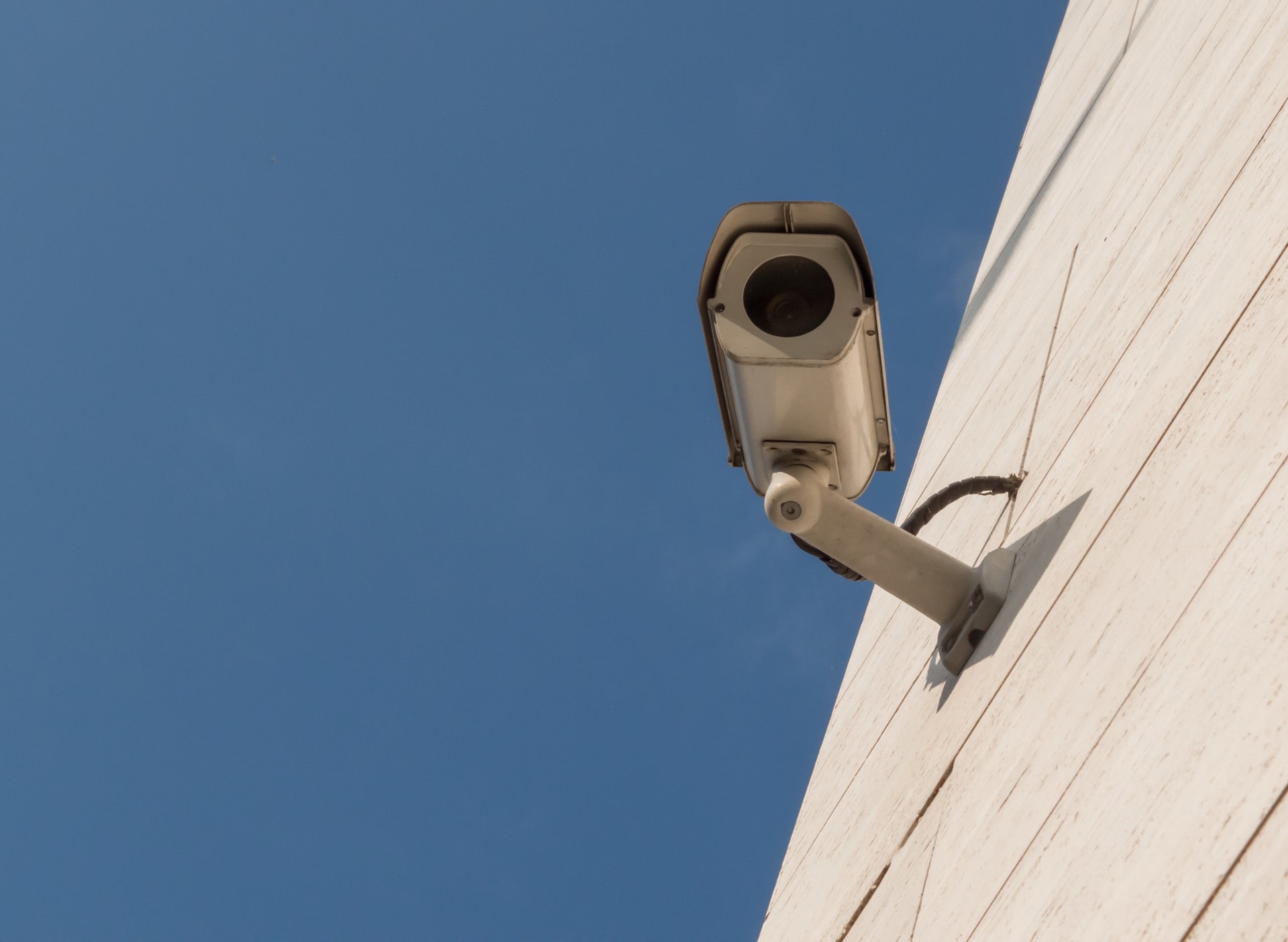 cctv camera on-modern building
