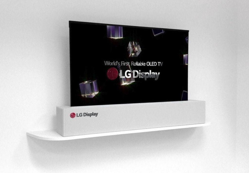 Zwijany OLED LG